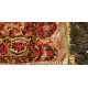 Angyalkás ágytakaró kézi selyemszövésű, barokk stílusú Ritkaság
