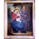 Franz Eder Szent család, antik festmény, 1872. XIX. századi Németalföldi Művész alkotása.