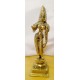 Párvati Hindu istennő kisméretű bronz szobor Indiából. Egzotikus ritkaság.