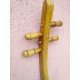 Afrikai Sefuno Korikaariye ívelt nyakú hárfalant. Pengetős tradicionális kézműves hangszer.