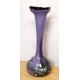 Szakított HARLEQUIN multicolor lyukasztottszájú váza Murano. dekoratív ritkaság a vitrinedbe.