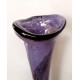 Szakított HARLEQUIN multicolor lyukasztottszájú váza Murano. dekoratív ritkaság a vitrinedbe.