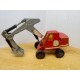 Lesney Matchbox Kingsize K-1 Hydraulic Excavator 1970, piros-ezüst eredeti jó állapotban.