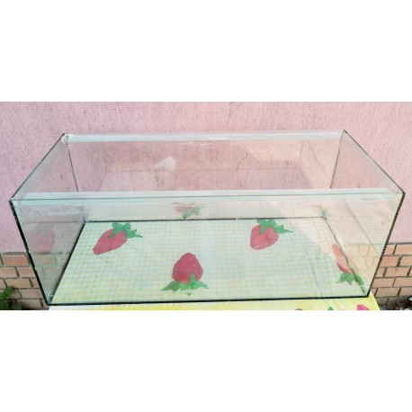 Terráriumnak, vagy akváriumnak alkalmas 160l-s, üveg kád.
