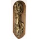 Madonna a Jézuskával. Falra akasztható fa hátlapos ón relief bronz bevonattal. Barokk stílus.