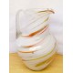 Muránói Splatter Art Glass boroskancsó márványos mintával 1950-1960-es évek ritkaság a vitrinedbe.