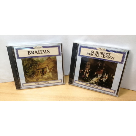 Komolyzenei CD párban. Brahms, Schubert-Reicha-Danzi.