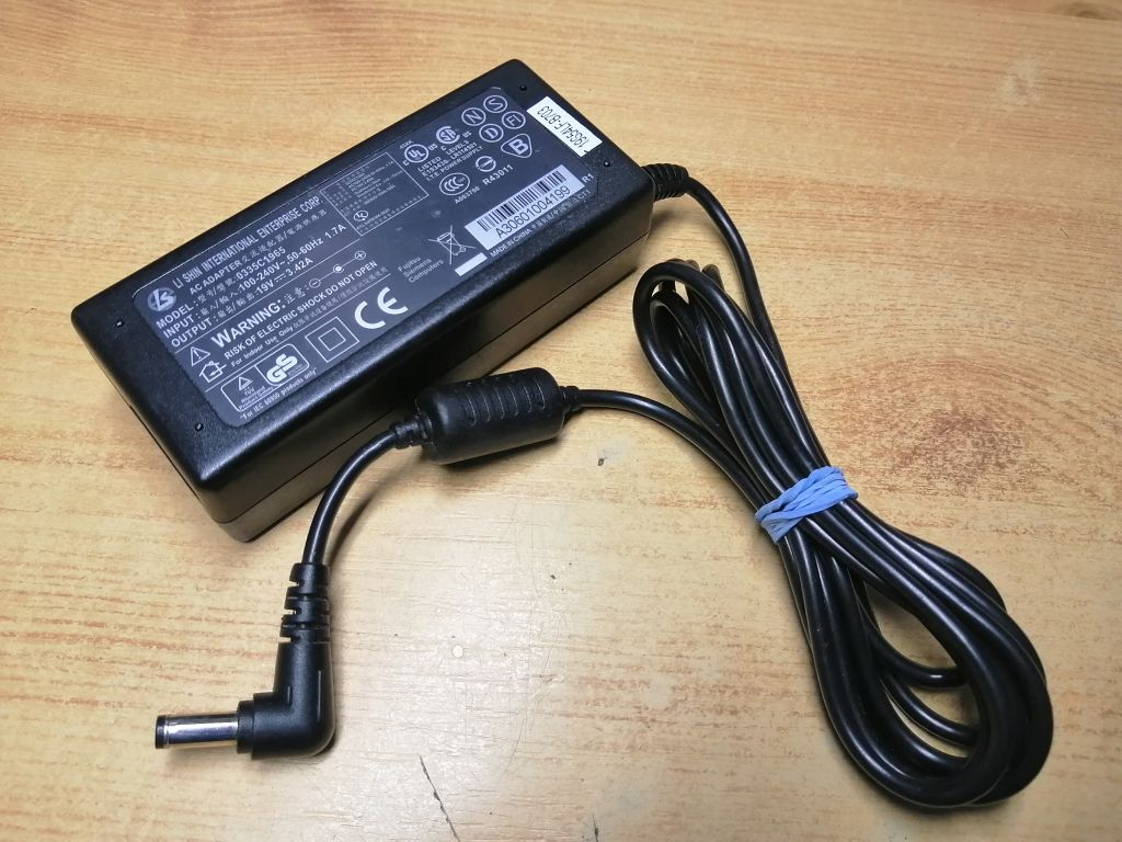 Li Shin 0335C1965 Tápegység töltő 19V 3.42A 65W. Fujitsu-Siemens, Toshiba