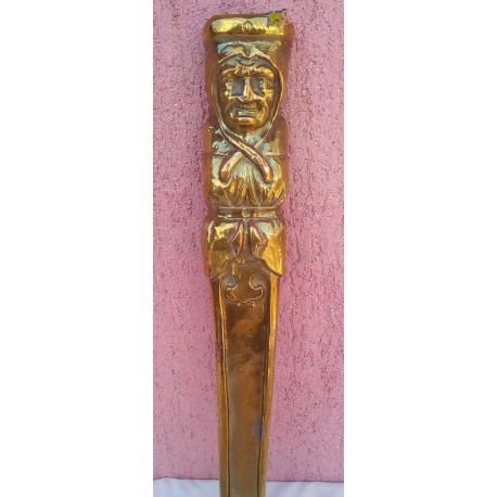 Falra akasztható emberalakos váza, bronz szobor, egyedi ritkaság Hollandiából.